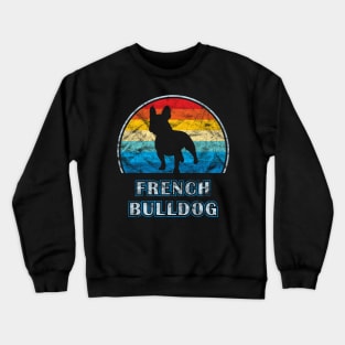 French Bulldog Vintage Design Dog Crewneck Sweatshirt